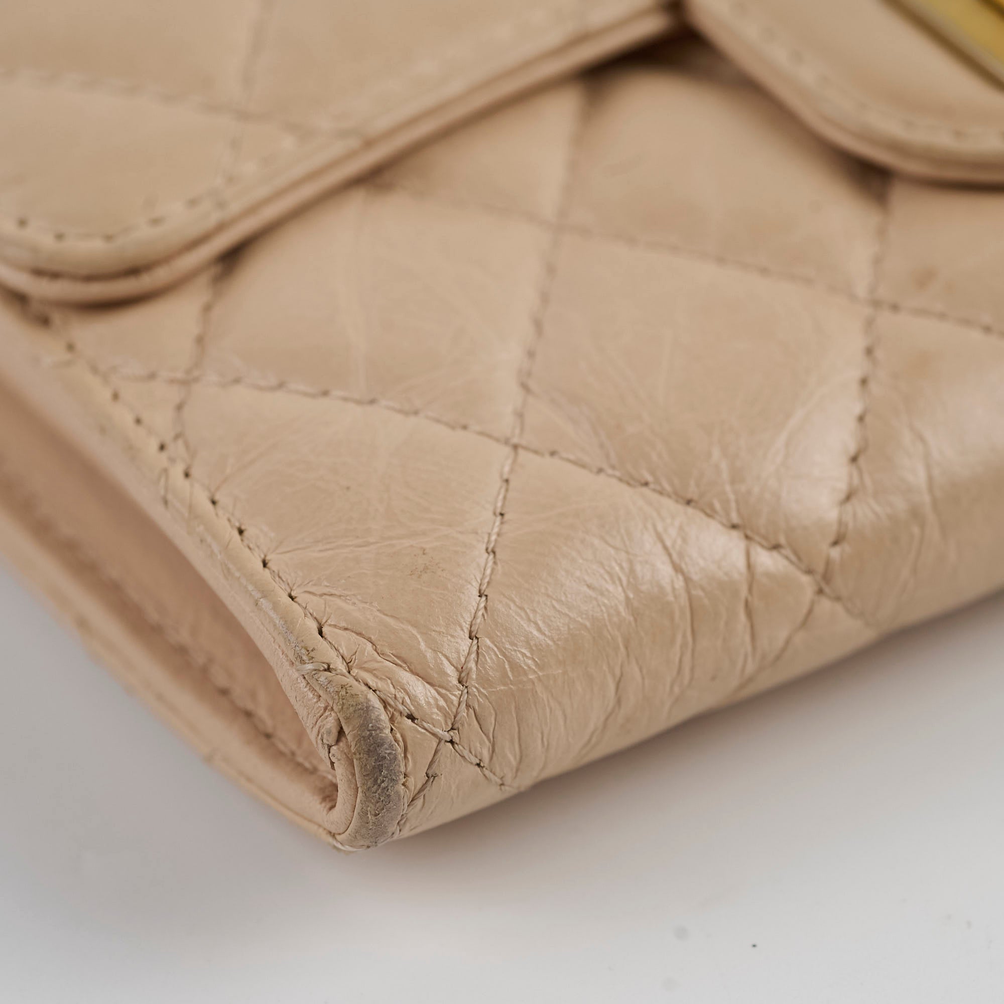 Chanel Reissue 2.55 Wallet in Beige - Classic Flap Bag with Chain Strap for Women | Perfect for Everyday Use, Travel & Special Occasions