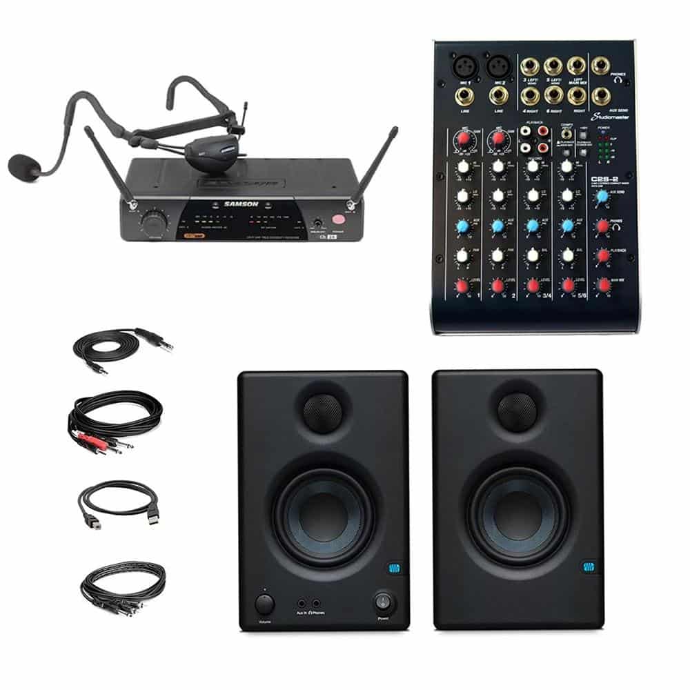 Complete Virtual Content Creator Kit with Wireless Mic System for Laptop - Perfect for YouTube, Podcasting & Live Streaming