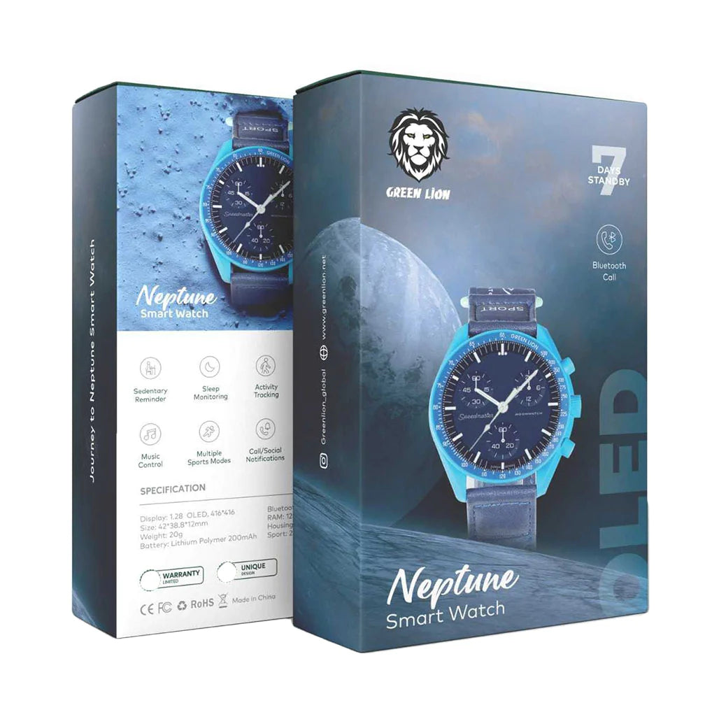 GREEN LION Smart Watch - Fitness Tracker with Heart Rate Monitor, Sleep Tracking & Waterproof Design - Perfect for Running, Swimming & Daily Activity Tracking