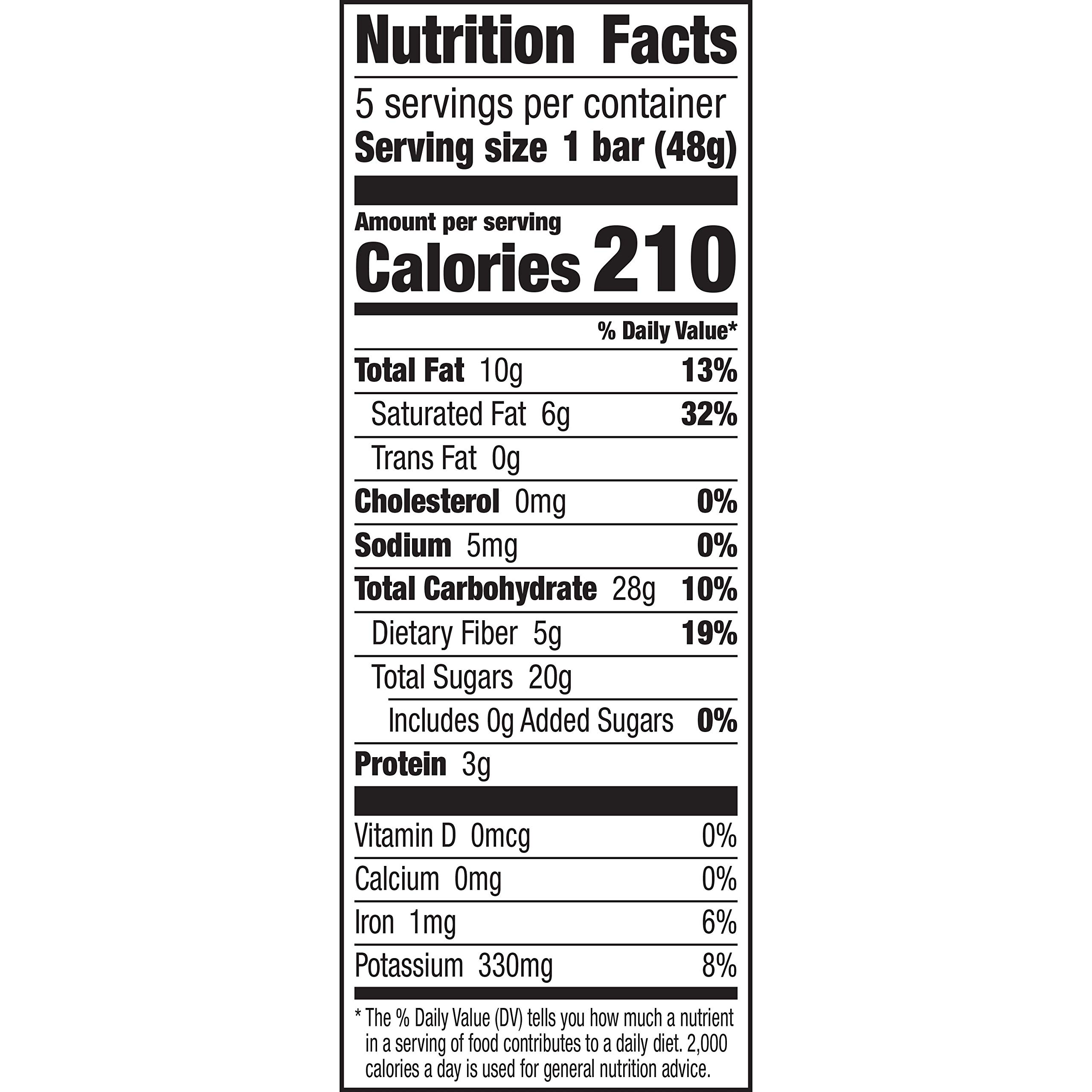 Larabar Coconut Cream Pie Fruit & Nut Bar - Gluten Free, Vegan, Non-GMO - 5 Count (8.5 oz) - Healthy Snack for Hiking, Travel & On-the-Go Energy