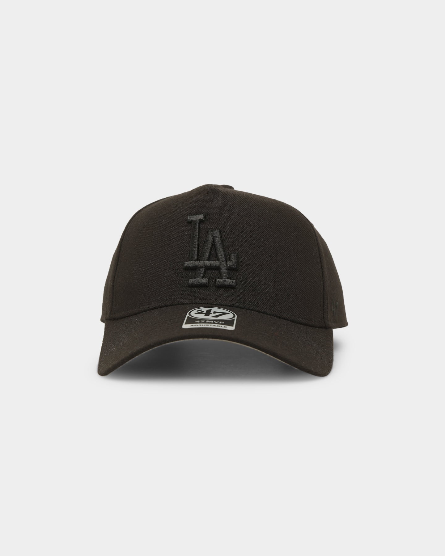 Los Angeles Dodgers '47 MVP DT Snapback Hat - Black/Black Adjustable Baseball Cap for Men & Women - Perfect for Games, Fan Gear & Streetwear Fashion