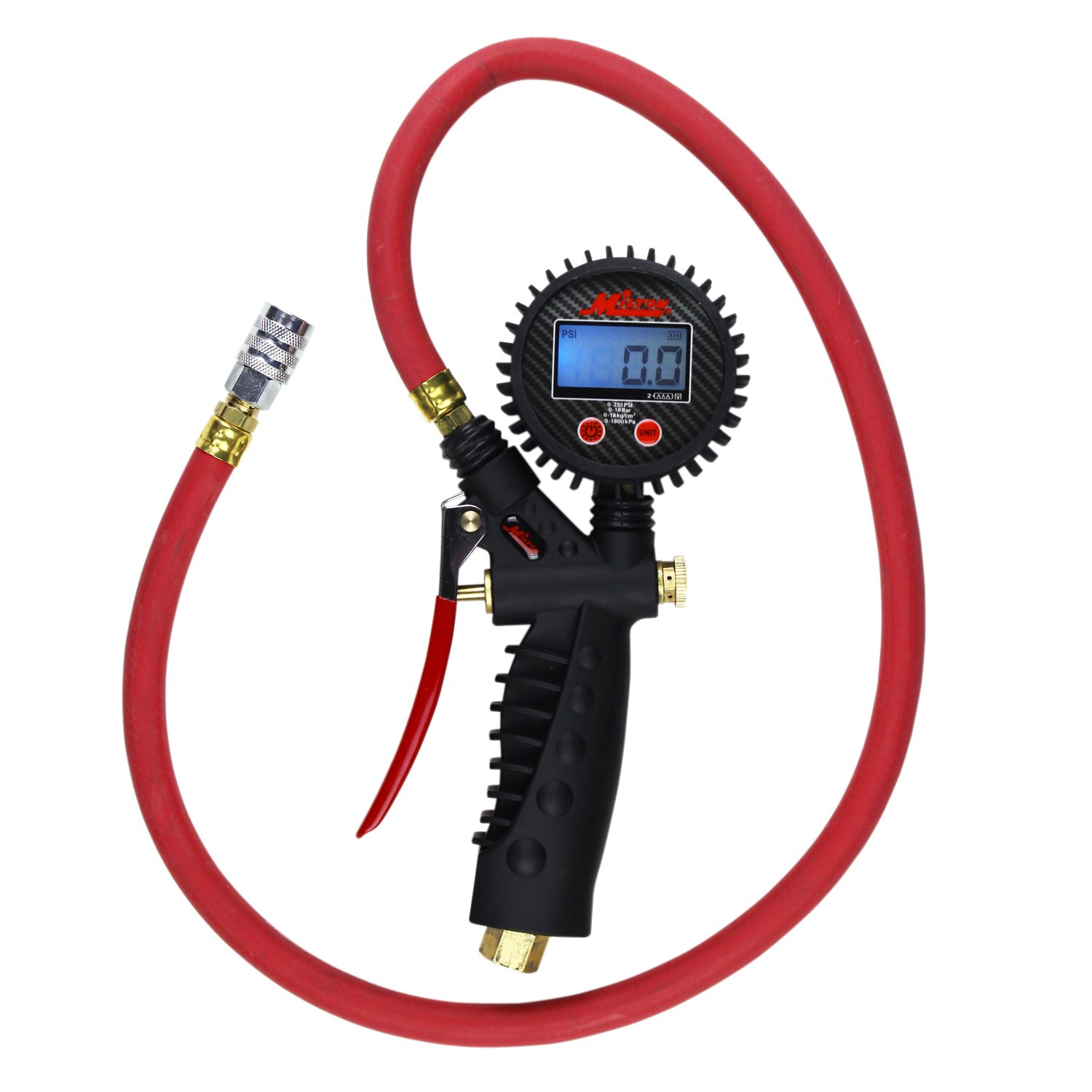 Milton 572D Pro Digital Pistol Grip Tire Inflator Gauge - 36