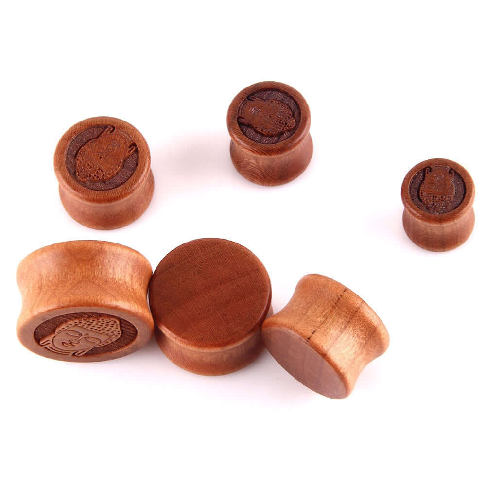 20mm Wooden Saddle Plugs for Ear Stretching - Natural Wood Ear Gauges for Men & Women - Perfect for Body Jewelry and Ear Lobe Stretchers (UZ420) | Great for Daily Wear, Piercing Stretching, and Alternative Fashion