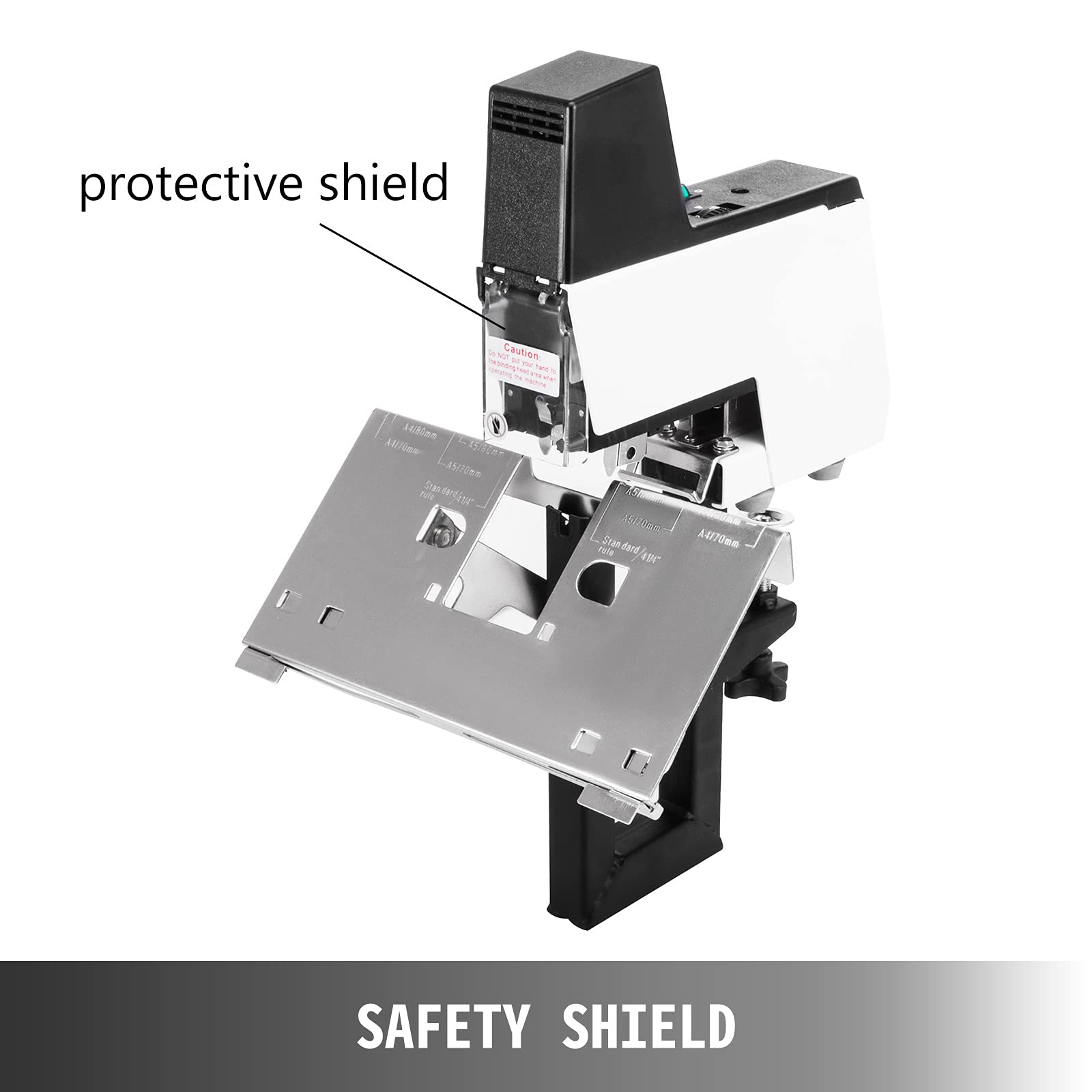 VEVOR Electric Stapler Rapid 106 - Automatic Saddle Binding Machine for Heavy Duty Flat & Book Binding (2-50 Sheets, 110V, Black) | Perfect for Office, School, and Professional Document Binding