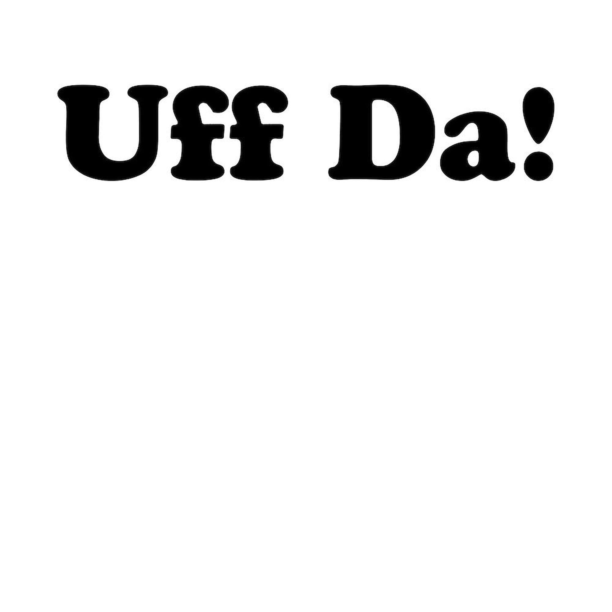 Uff Da! 11 oz (325 ml) Ceramic Coffee Mug - Funny Norwegian Saying Gift for Coffee Lovers - Perfect for Home, Office & Gifts