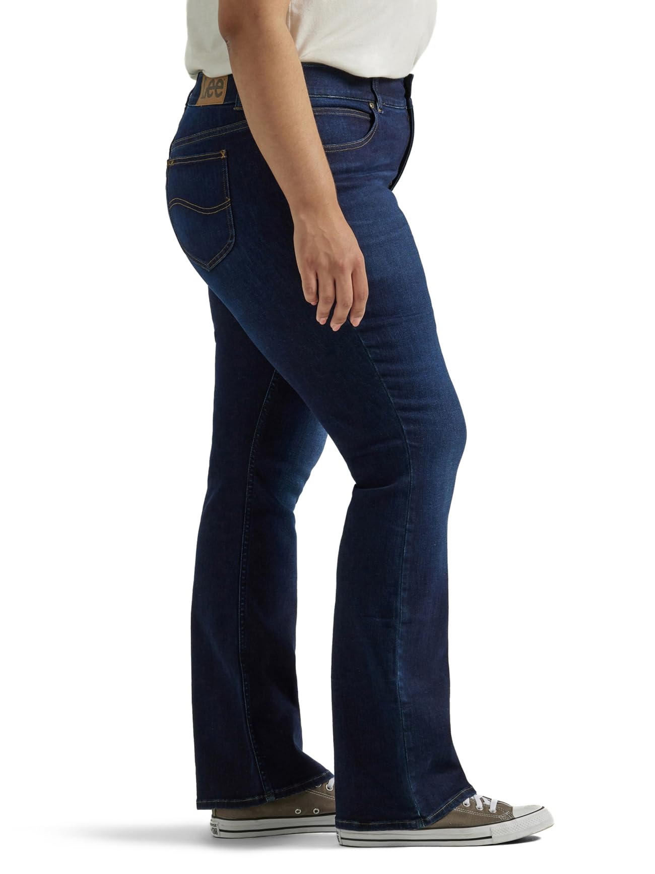Lee Women's Plus Size Ultra Lux Comfort with Flex Motion Bootcut Jeans - Stretchy Denim Pants for Casual Wear & Everyday Comfort