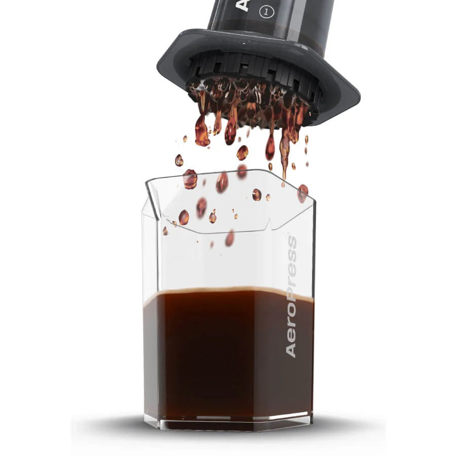 AeroPress Go Travel Coffee Press with Carafe - Portable Espresso Maker for Camping, Office & Home Brewing