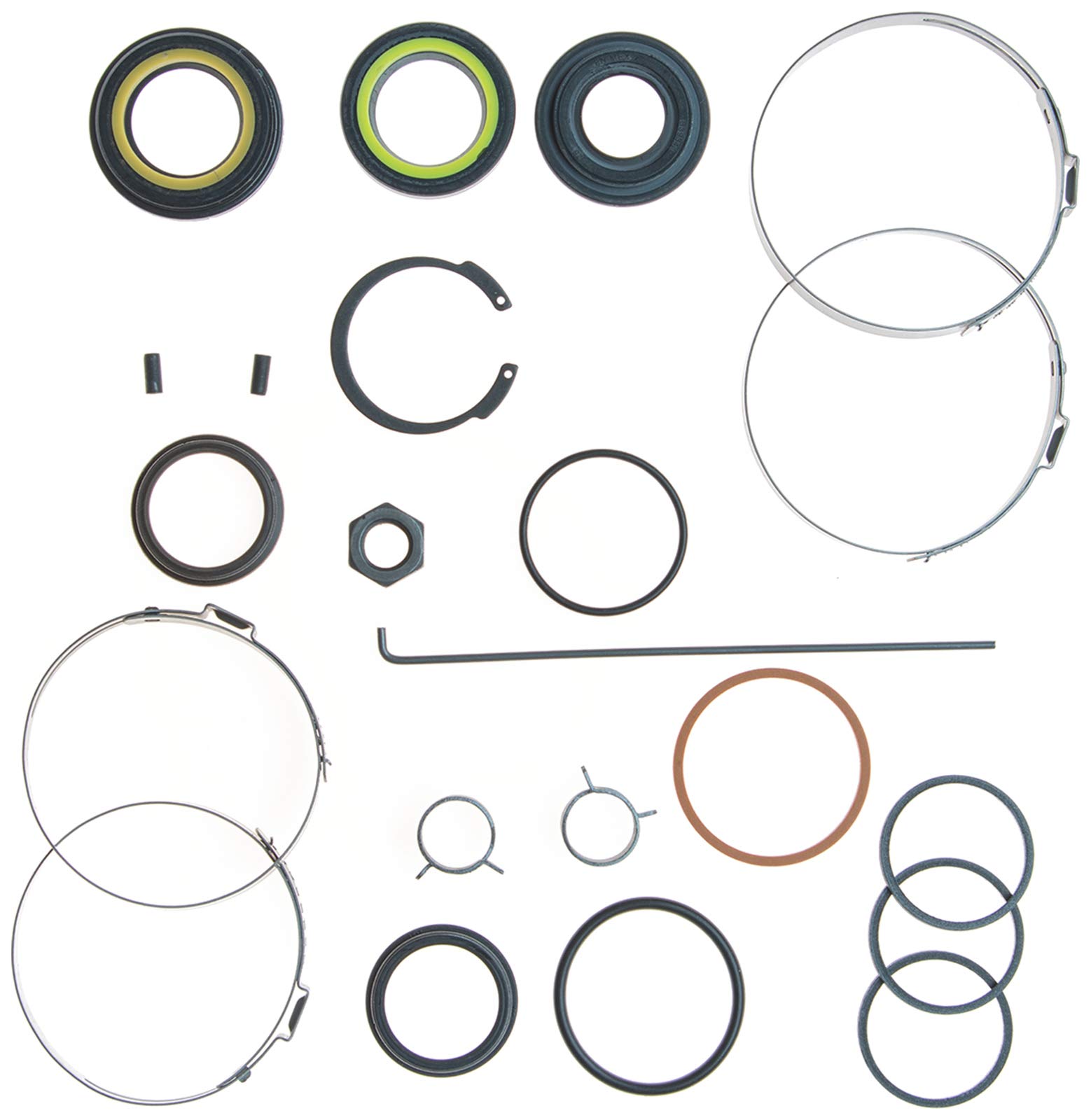 Gates 351700 Power Steering Repair Kit - High Quality Replacement for Smooth Steering | Perfect for Chevy, Ford, Dodge Trucks & SUVs | DIY Auto Repair Solution