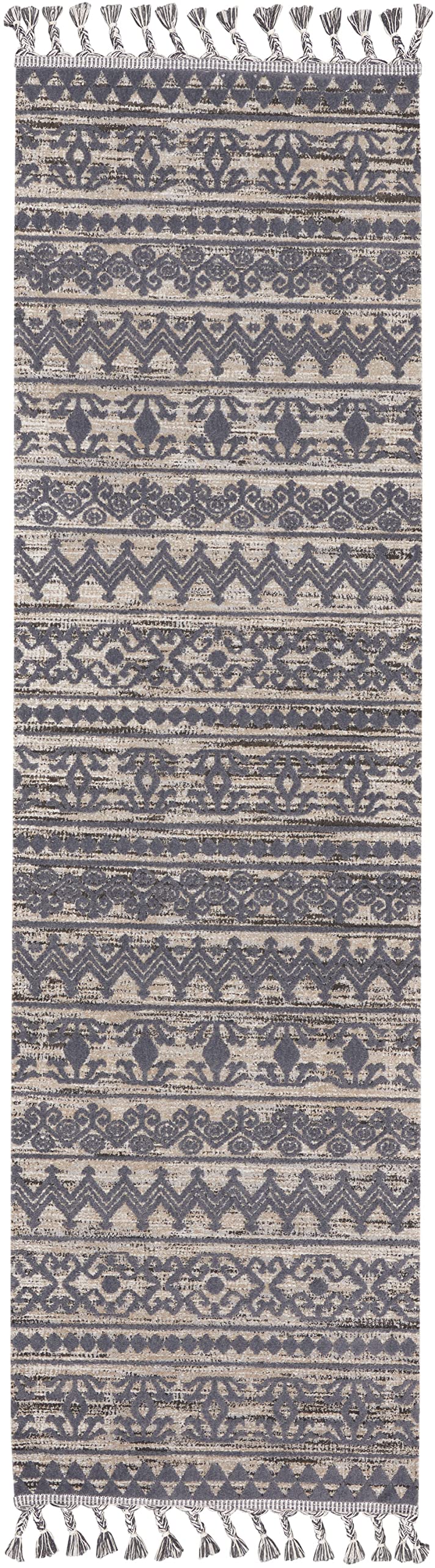 Nourison Asilah Mocha/Charcoal 2'2