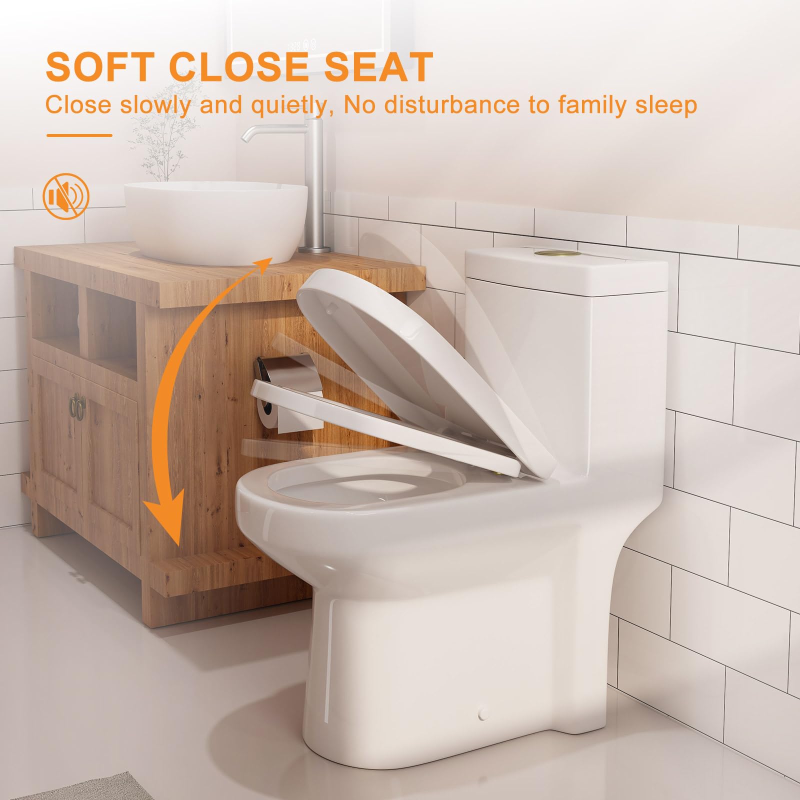HOROW Compact One Piece Toilet 25
