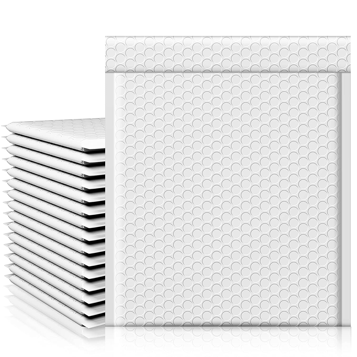 8.5x12 Inch Bubble Mailers - Padded Envelopes for Shipping, Mailing & Packaging - Waterproof & Tear-Resistant for Ecommerce, Small Business & Online Sellers (Pack of 50) - Perfect for Shipping Jewelry, Books, Cosmetics & Small Items