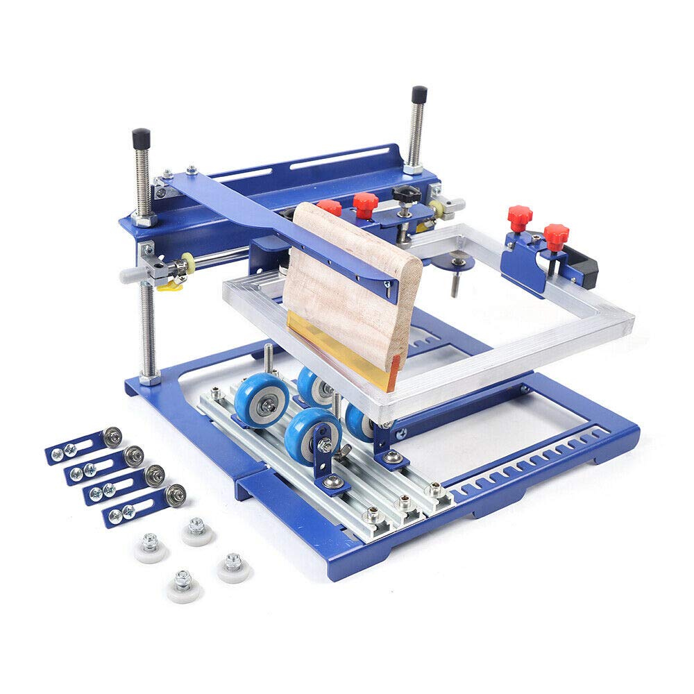 170mm Manual Screen Printing Machine for Cylindrical & Conical Bottles - DIY Tumbler, Cup, and Container Printing Press - Perfect for Home Businesses and Craft Projects