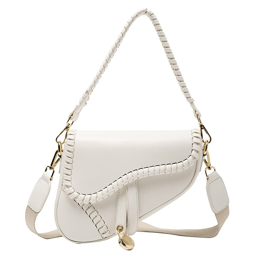 Trendy Women's Saddle Shoulder Bag - Crossbody Purse, Clutch & Underarm Handbag for Daily Use, Work & Evening Events | PURFANREE Fashion Accessories