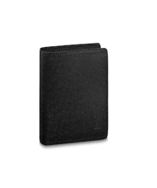 LV Slender ID Wallet in Taiga Leather - Blue Marine | Slim RFID Blocking Card Holder for Men & Women | Perfect for Travel, Business & Everyday Use