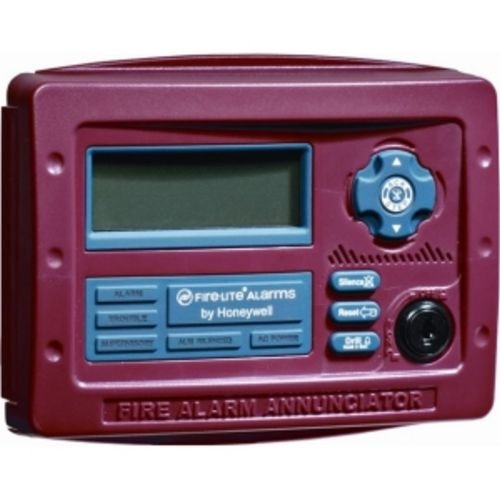 FIRE-LITE ALARMS ANN80 LCD Annunciator for Addressable Fire Alarm Panels - Ideal for Commercial Buildings and Industrial Safety Systems