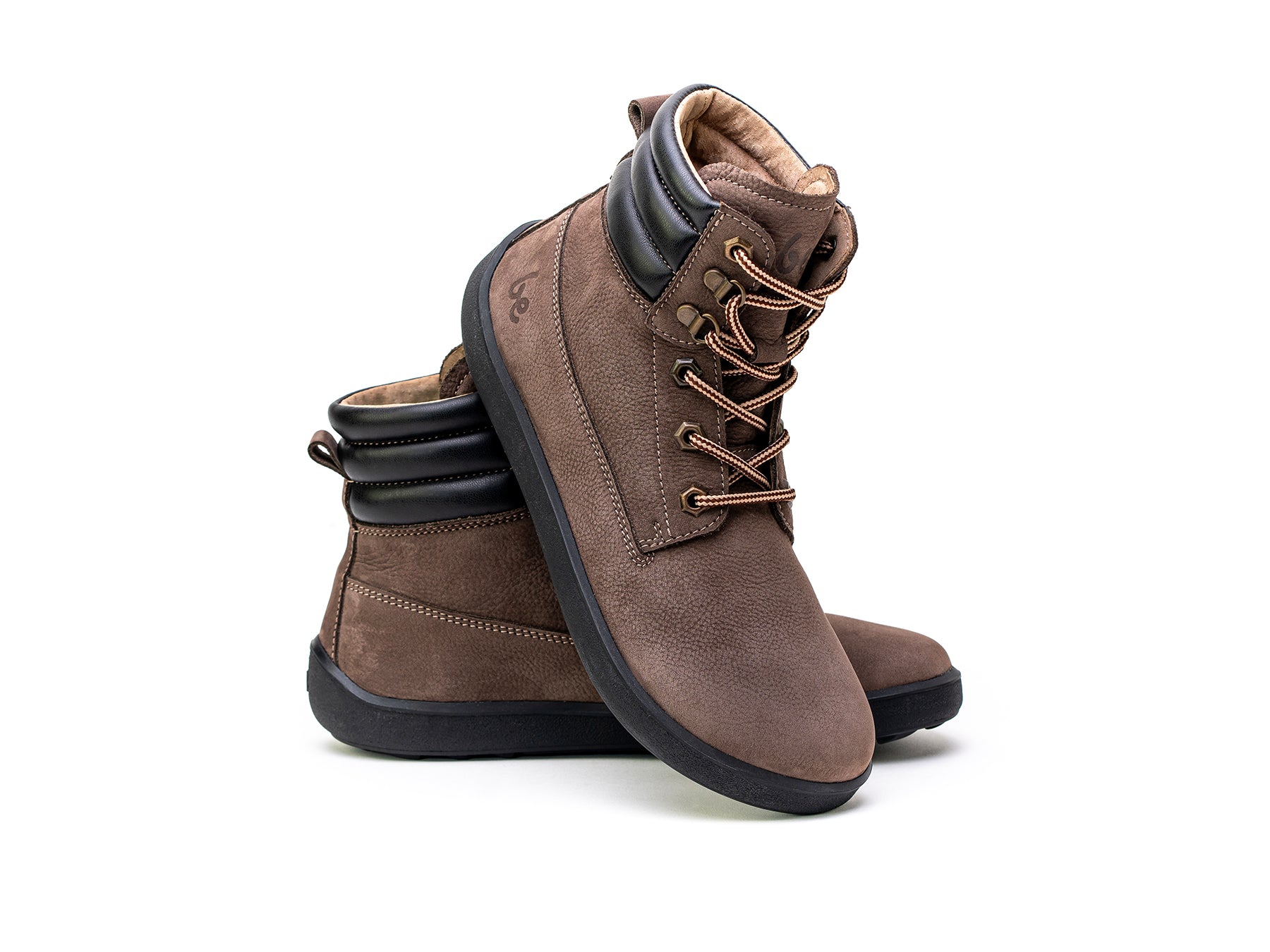 Barefoot Boots for Women - Be Lenka Nevada Neo in Chocolate Brown | Comfortable Minimalist Shoes for Walking, Hiking & Everyday Wear