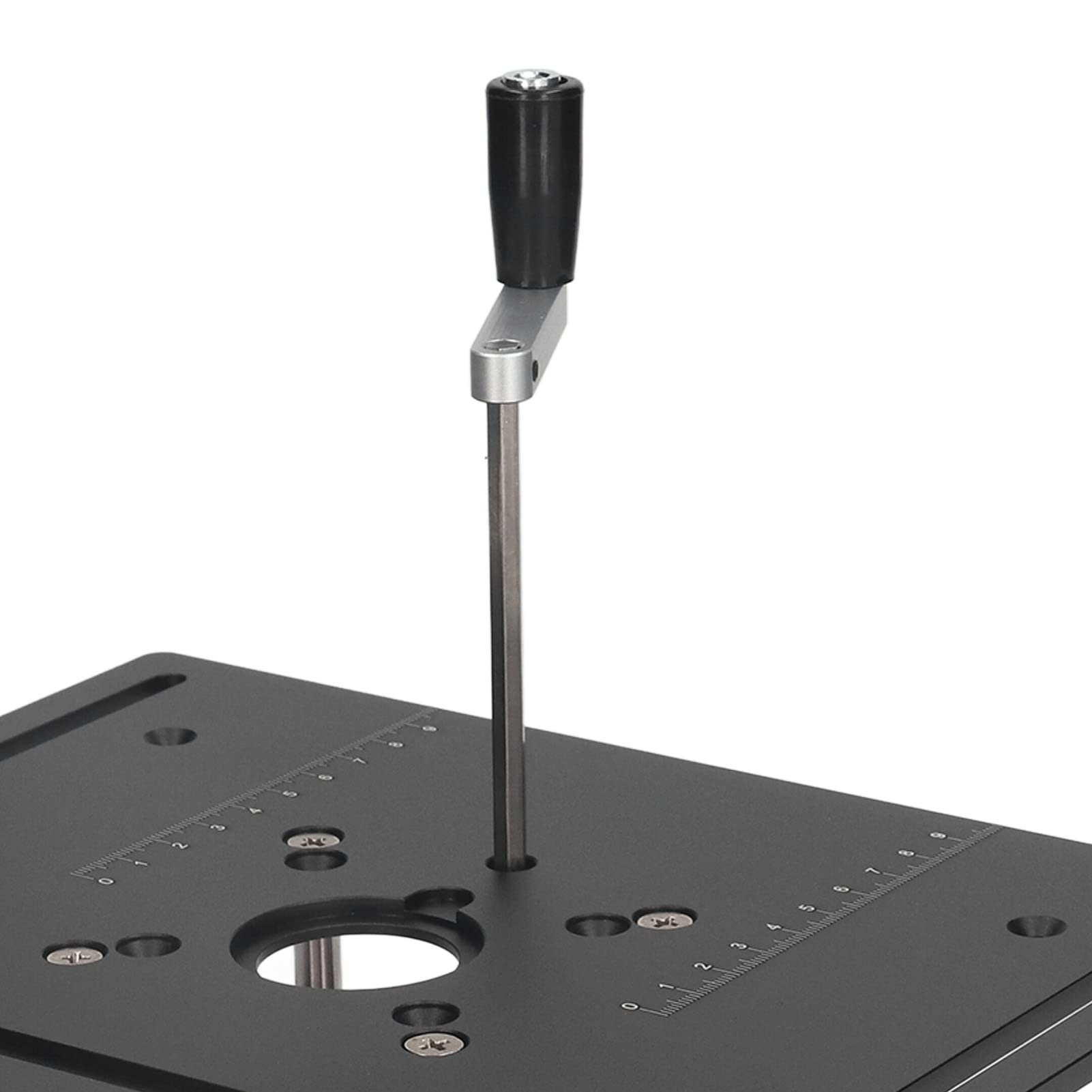 High Precision Router System Kit - Manual Lifting Router Table with Saw Insert Base Plate for Woodworking, Slotting & Trimming | Perfect for DIY Projects, Cabinet Making & Small Wood Crafts