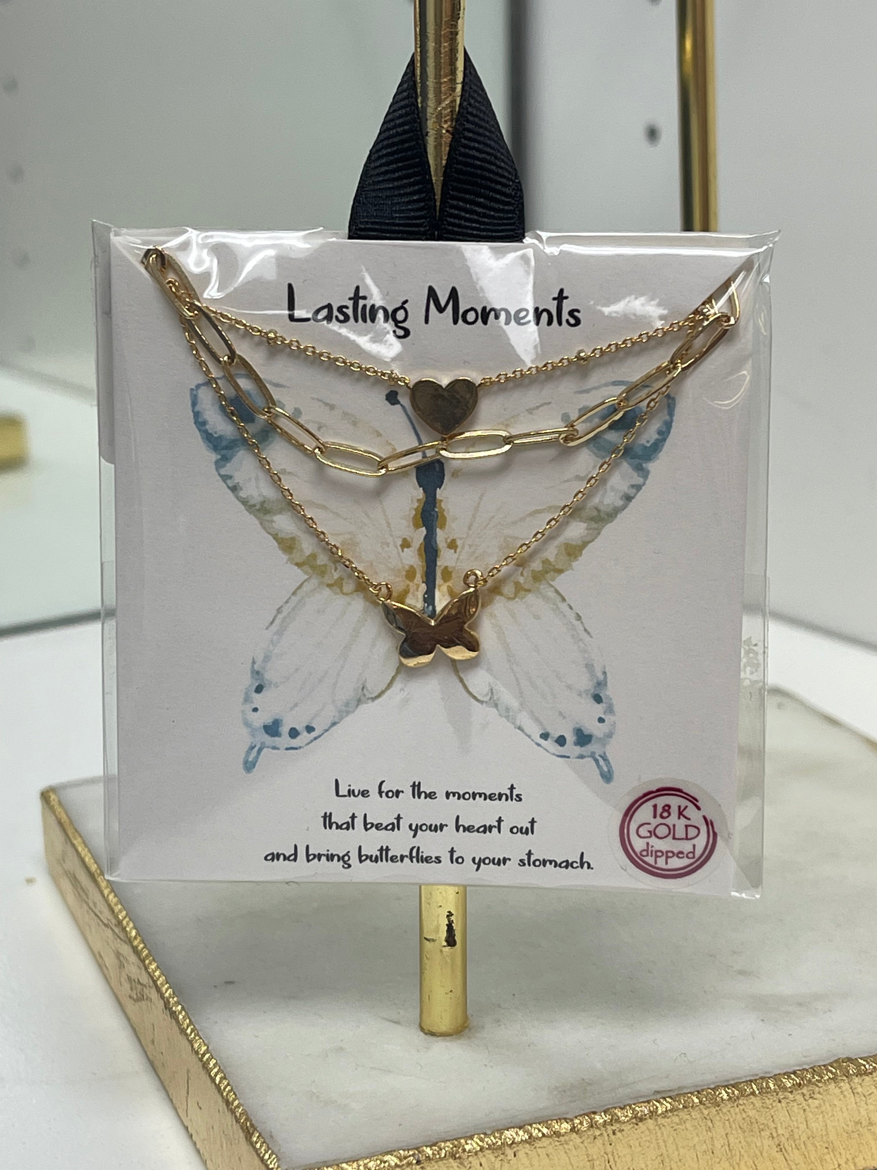 Personalized Lasting Moments Necklace - Engravable Memorial Jewelry for Women | Gift for Mom, Wife, Daughter | Perfect for Anniversaries, Birthdays & Remembrance
