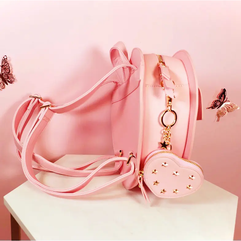 Doki Doki Cute Anime Backpack for School, Travel & Cosplay - Lightweight Waterproof Laptop Backpack for Women & Teens