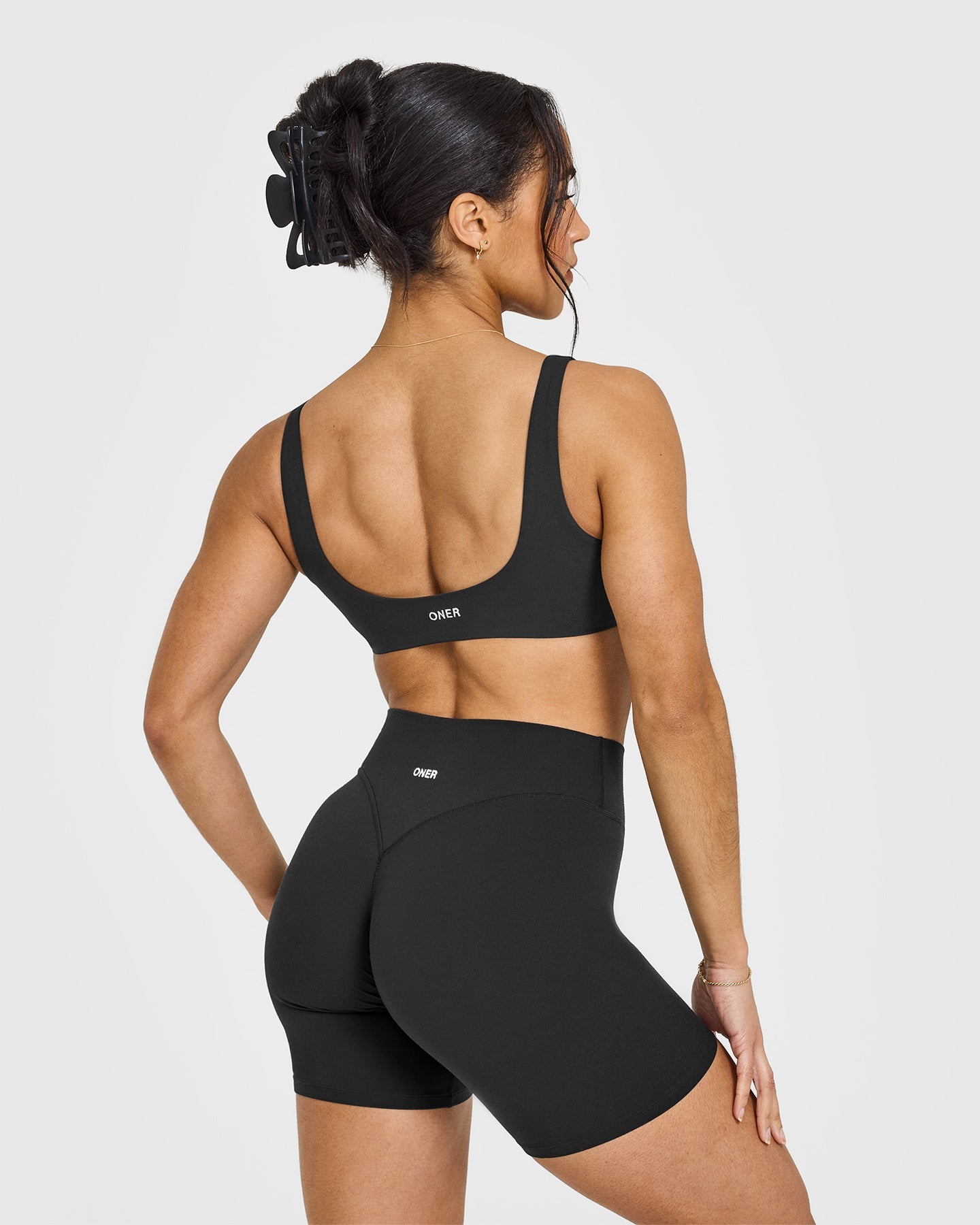 SoftMotion™ Scoop Back Bralette - Ultra Soft Wireless Comfort Bra in Black | Perfect for Yoga, Lounge & Everyday Wear