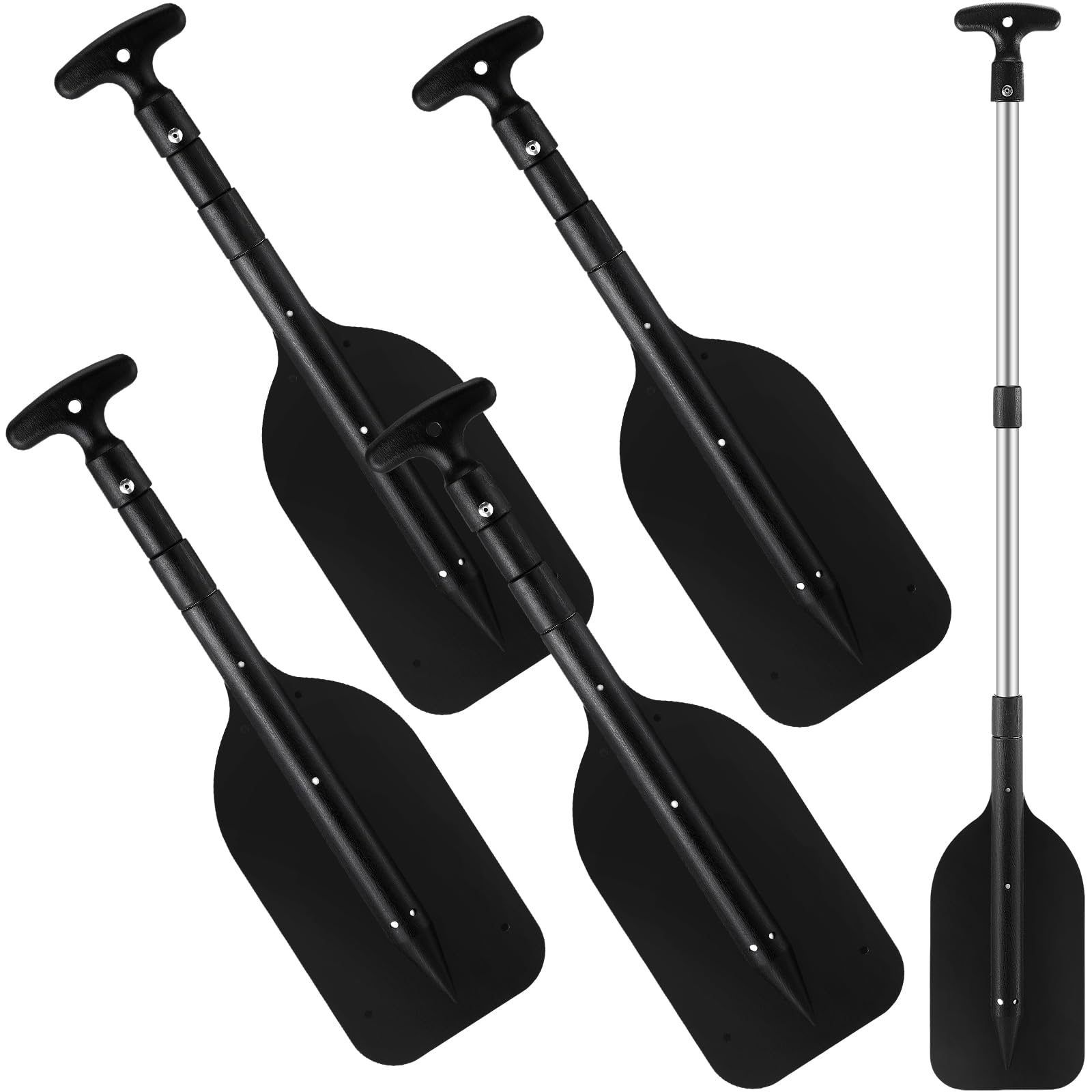 **Ceenna 4-Pack Adjustable Telescopic Kayak Paddles - Collapsible Oars for Kayaking, Canoeing, Rafting & Emergency Use - Lightweight & Portable Boat Accessories for Outdoor Adventures**