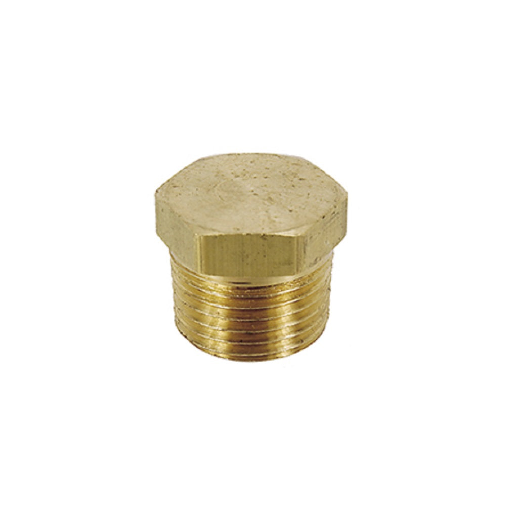 G1600B Brass Hex Head Plug NPT - 1/8