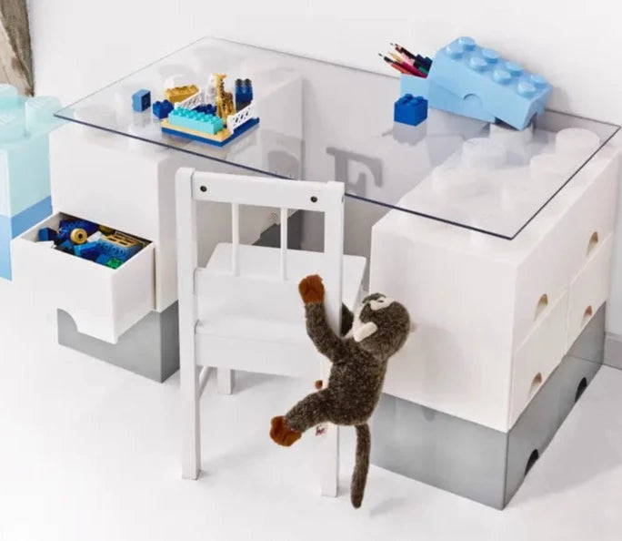 Best Lego 8-Drawer Storage Organizer for Kids - Toy Brick Organizer with Removable Dividers - Perfect for Playrooms, Classrooms & Home Organization