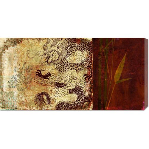 Made4Mansions Joannoo Year of The Dragon Stretched Canvas Wall Art - Chinese New Year Decor, Home & Office Decoration, Gift for Dragon Year