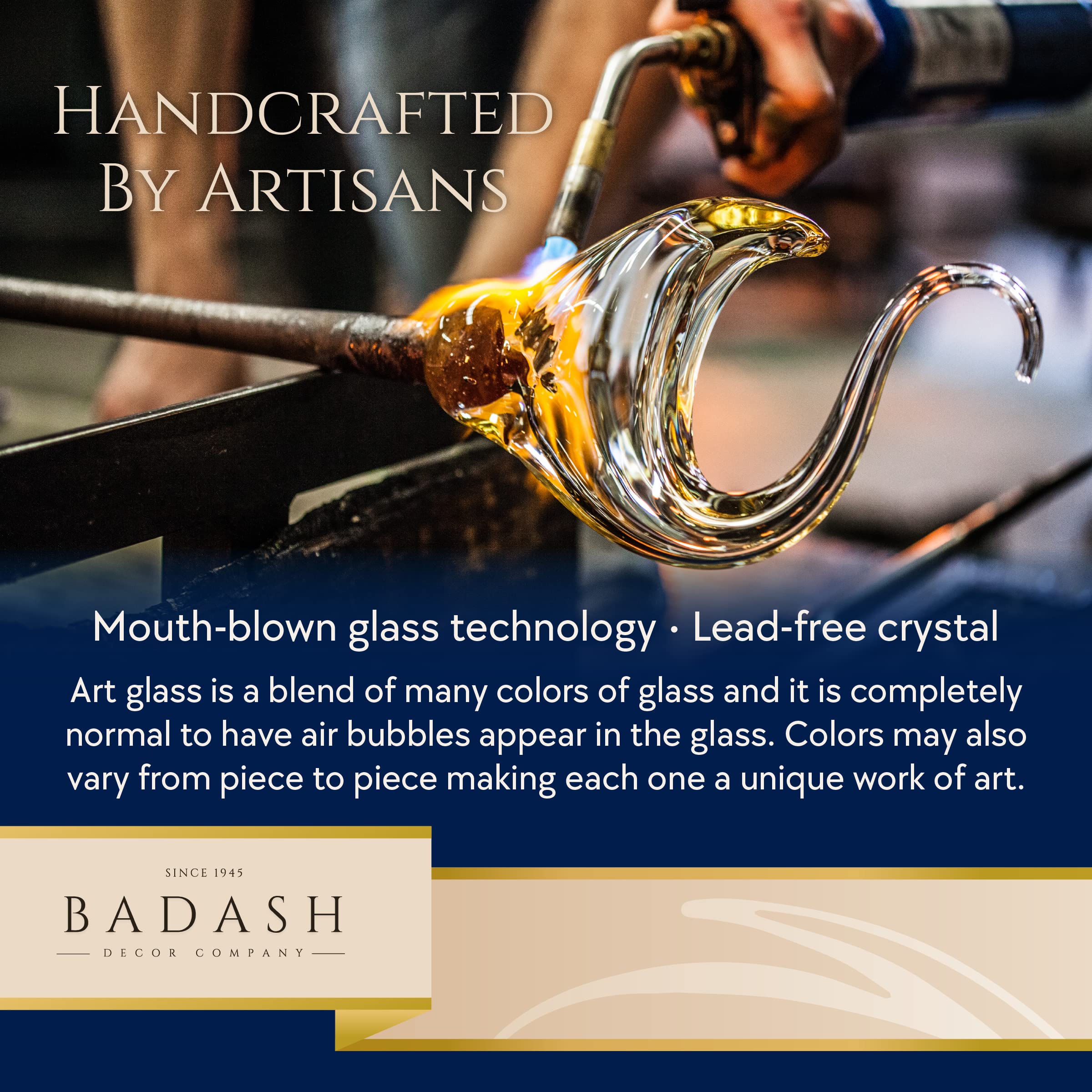 Badash Crystal Glass Pitcher - 9.75” Tall Hand-Blown Lead-Free Crystal Pitcher - 48 oz. Cocktail & Beverage Pitcher - Elegant Cylinder Design for Water, Juice, Iced Tea & Party Drinks - Perfect for Home, Bar & Restaurant Use
