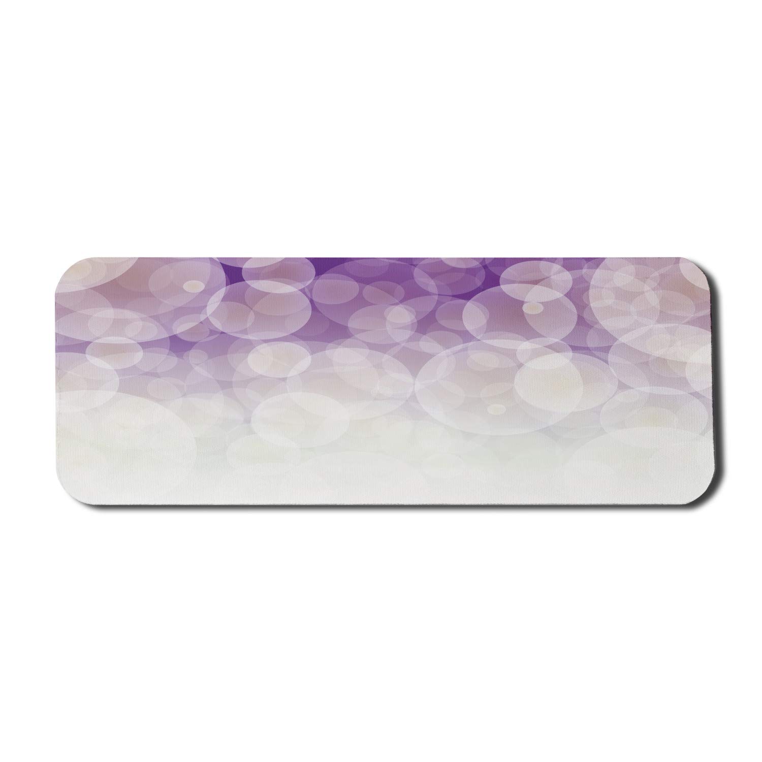 Ambesonne Abstract Computer Mouse Pad with Circles Background - Non-Slip Rubber Gaming Mousepad (31