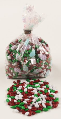 Scott's Cakes Premium Christmas Mix - Chocolate Covered Sunflower Seeds in 1lb Resealable Bag - Perfect for Holiday Gifts, Party Snacks & Easter Egg Fillers