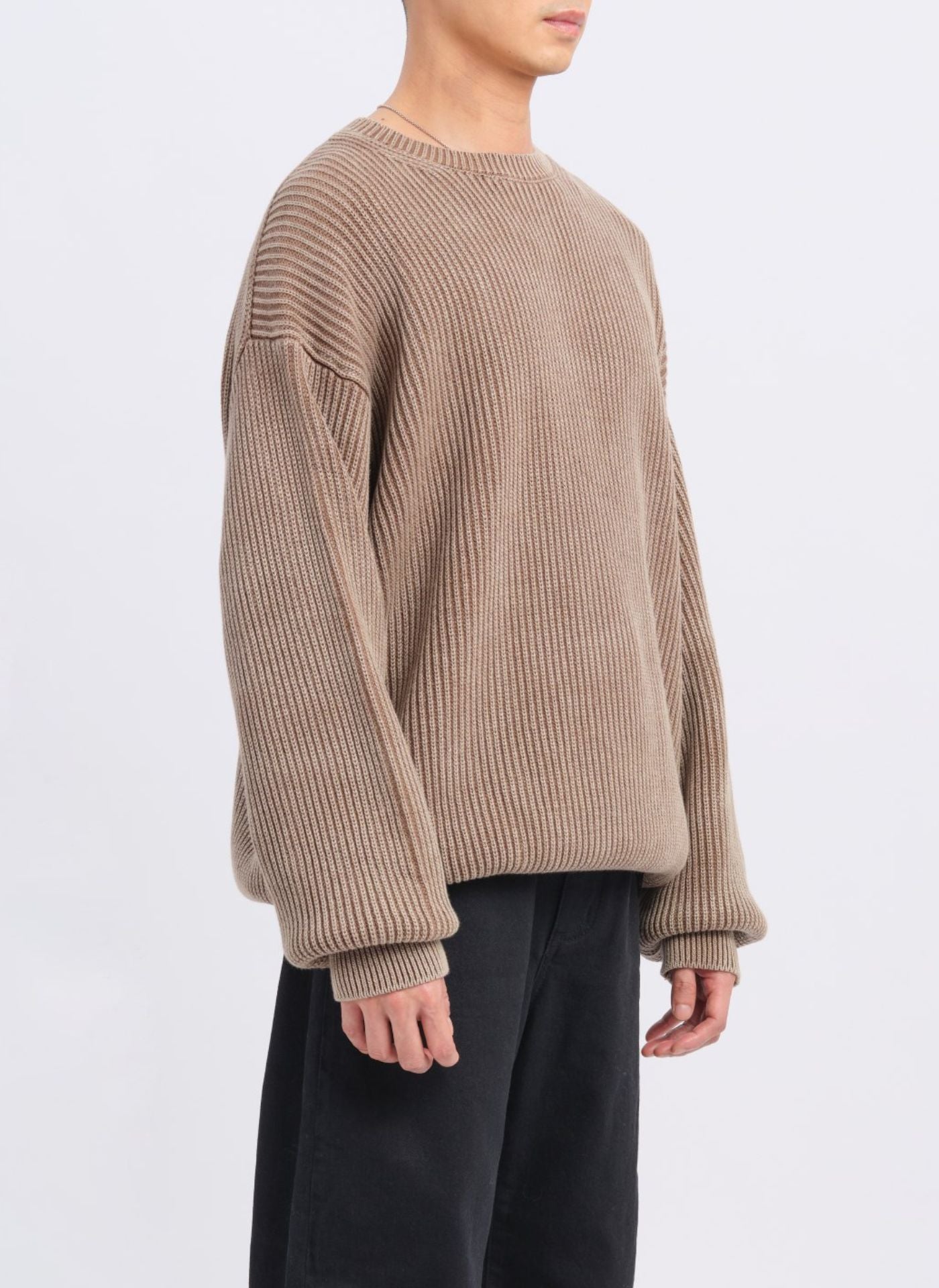 Premium Heavy Washed Cotton Knitted Pullover Sweater - Cozy Oversized Winter Sweater for Women & Men | Perfect for Casual Outfits, Layering & Cold Weather Fashion