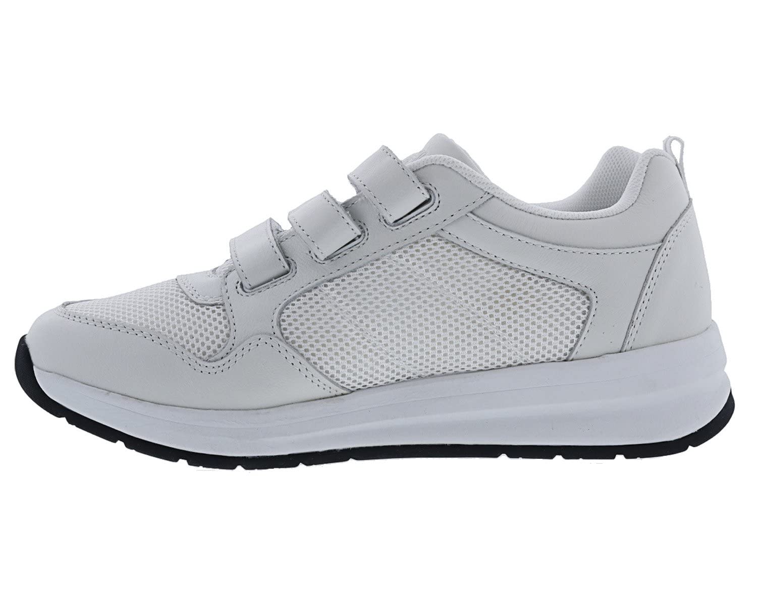 Drew Men's Rocket V Comfortable Adjustable Strap Walking Shoes - Therapeutic Diabetic Extra Depth Sneakers for Men - Ideal for Walking, Travel & Daily Comfort