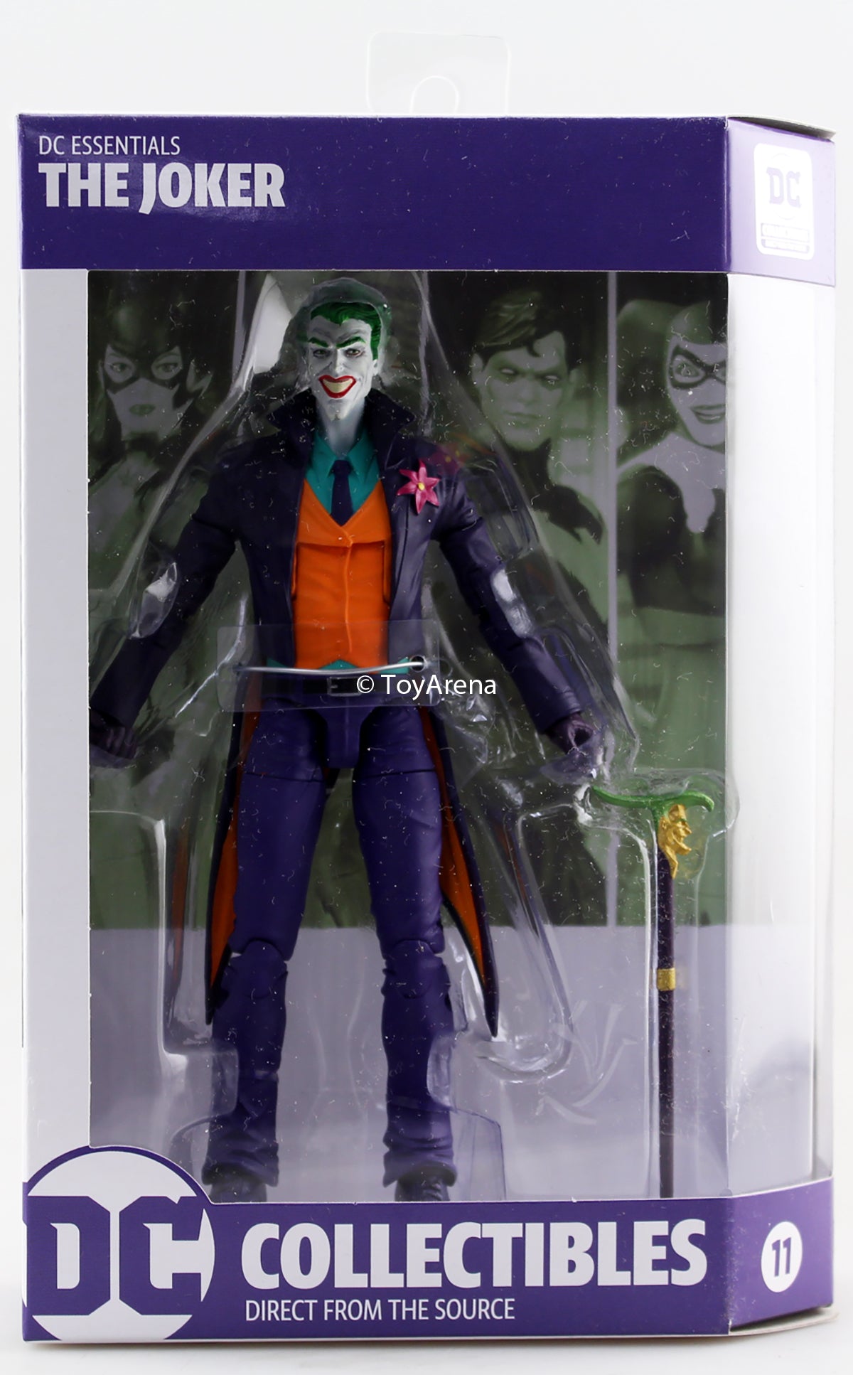 DC Essentials Joker Batman Action Figure - 7-Inch Collectible Toy for Fans & Display - Perfect for Home Decor, Office Display, and Comic Book Collections