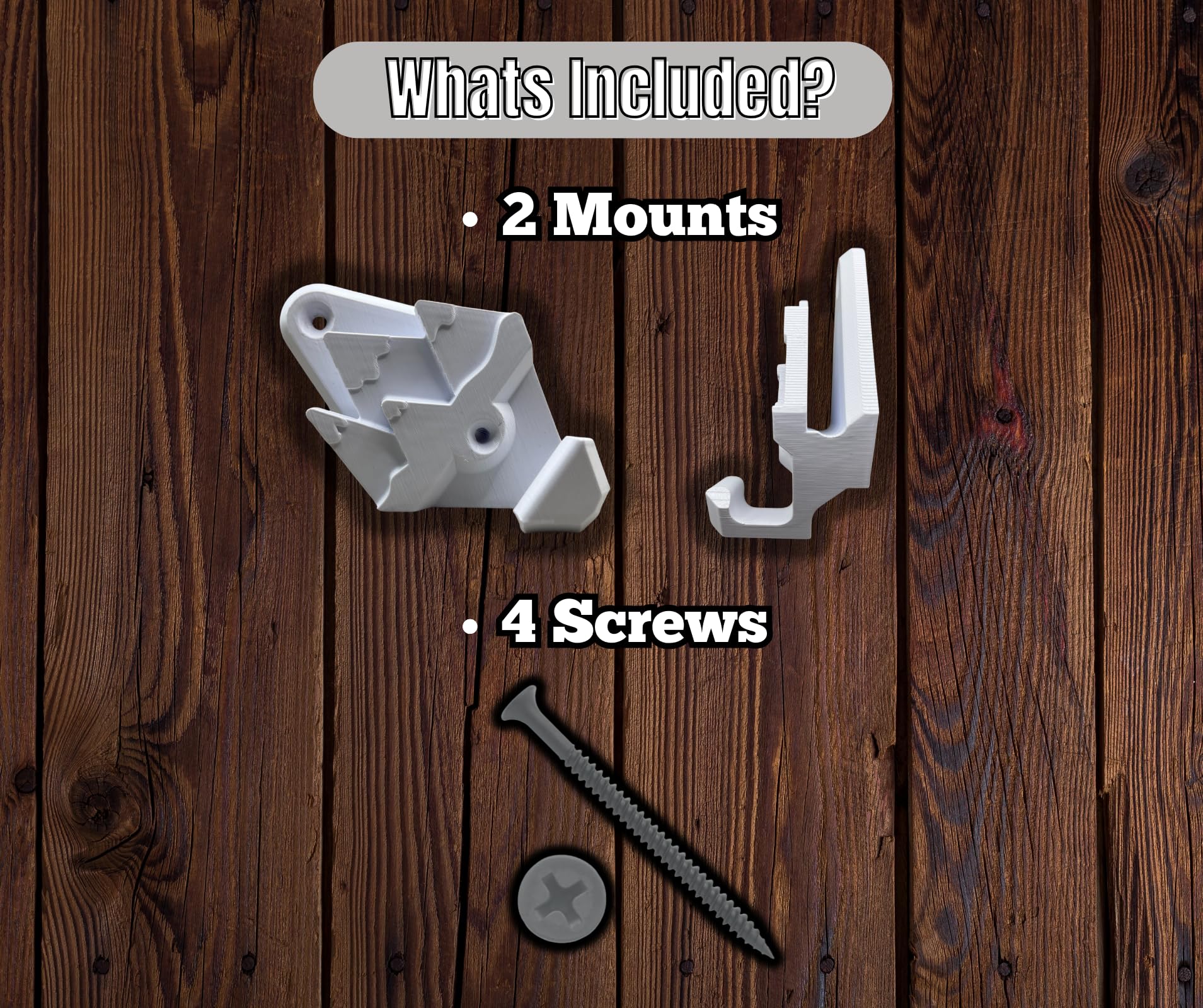 Universal Snowboard Wall Mount with Hooks - Space Saving Snowboard Rack & Wall Art in White - Perfect for Home, Garage, or Ski Resort Storage