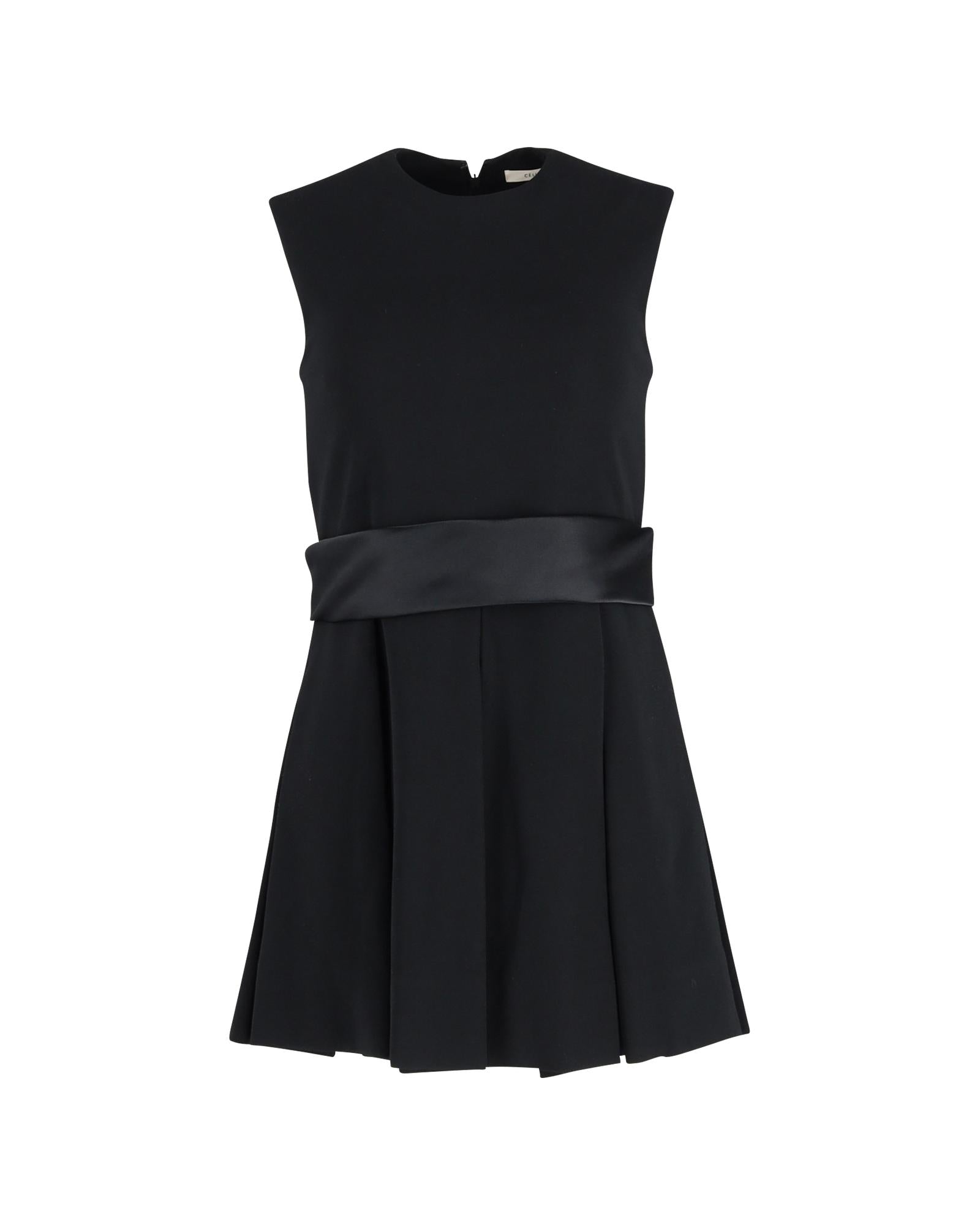 A-Line Mini Dress with Pleated Skirt - Women's Flowy Summer Dress for Casual Outings, Dates & Beach Vacations