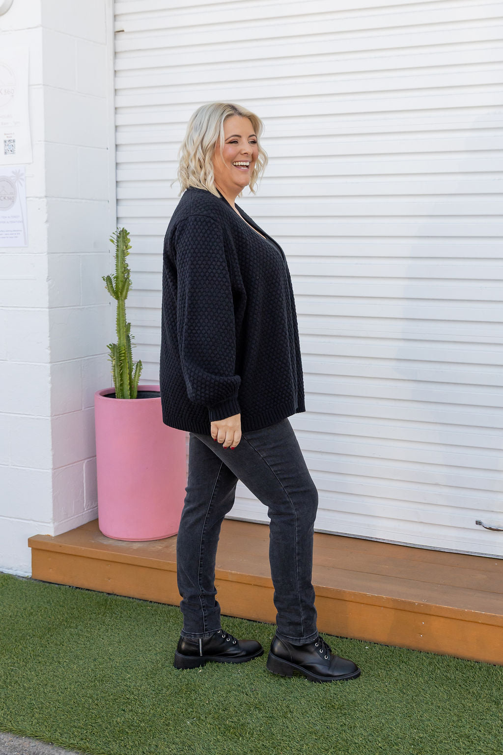 Marbelle Black Knit Cardigan for Women - Cozy Lightweight Sweater for Fall & Winter - Perfect for Office, Travel & Casual Outfits