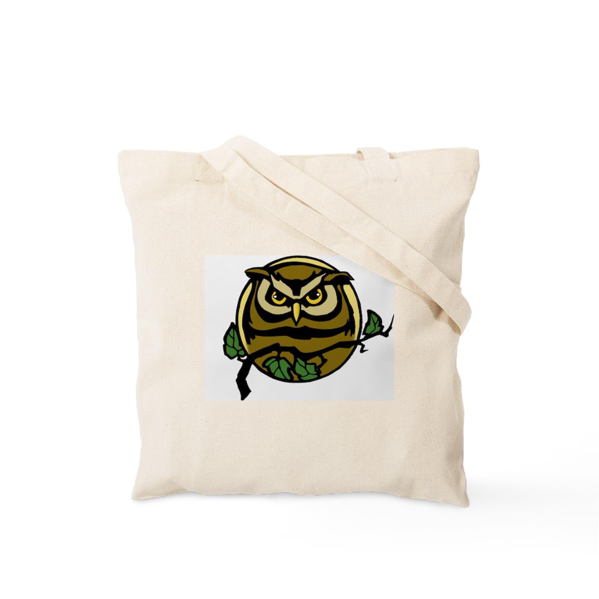 Night Owl Canvas Tote Bag - Eco-Friendly Reusable Shopping Bag for Groceries, Beach & Work | Natural Cotton Carryall for Everyday Use