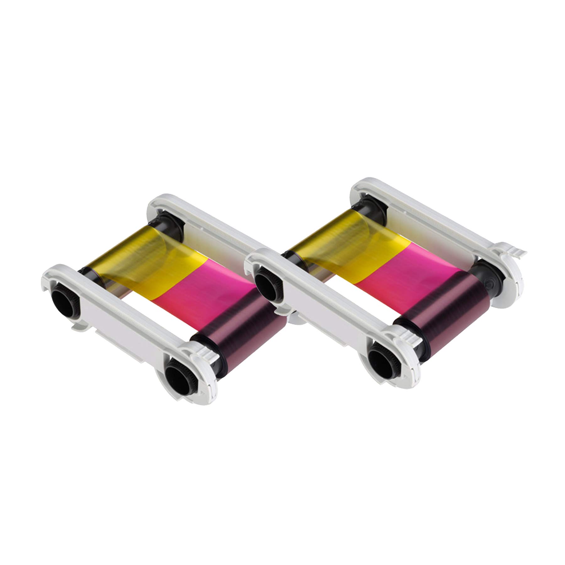 Bodno 2-Pack R5F008AAA Evolis Primacy Ribbon Cartridges - Compatible with ID Card Printers | Perfect for Office Security, Employee Badges & Membership Cards