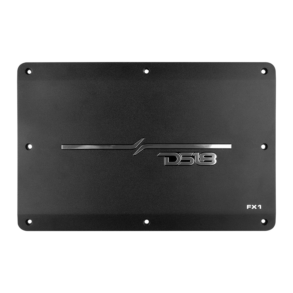 1 Channel Monoblock Class D Amplifier 900W RMS @ 1 Ohm - Flush/Surface Mount with Acrylic Cover for Car Audio Custom Installation - Perfect for Subwoofers and Bass Systems