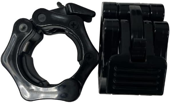 HulkFit Nylon Resin Quick Release Barbell Collars - Secure Olympic Weightlifting Clamps for 2