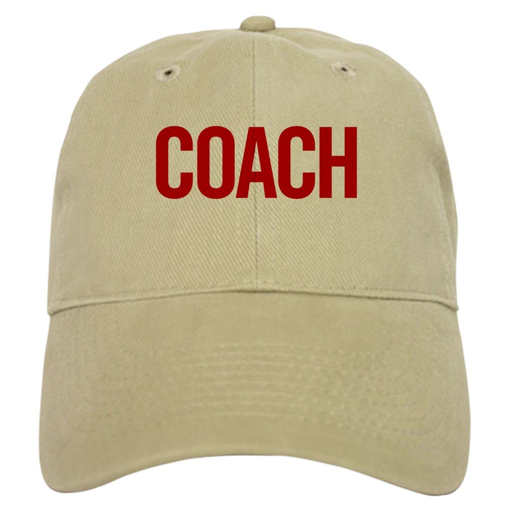 Coach Red Baseball Cap - Adjustable for Sports & Outdoors