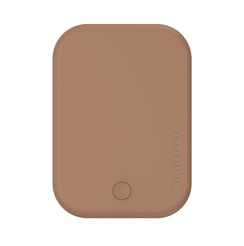 Premium Brown MagSafe Battery Pack - 5000mAh Portable Charger for iPhone 12/13/14/15 | Fast Wireless Charging Power Bank | Perfect for Travel, Work & Outdoor Adventures