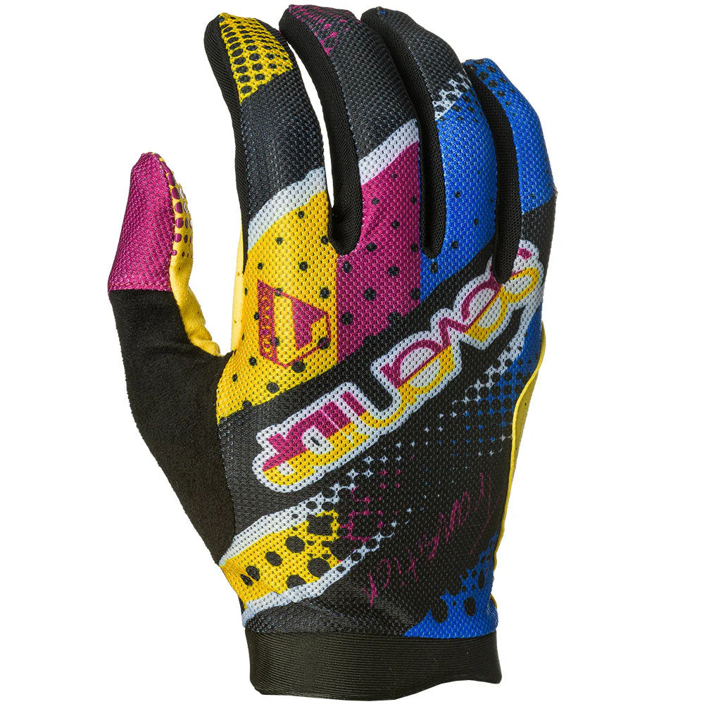 7iDP Transition Gloves - XL Size, 80's Reflex Design - Perfect for Mountain Biking, Motorcycling & Outdoor Sports