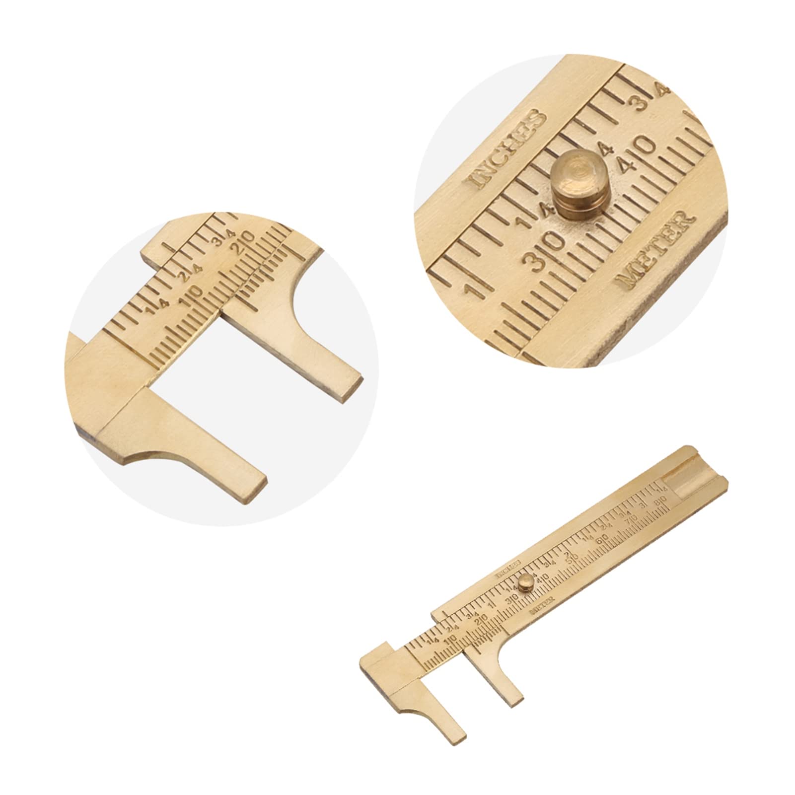 Precision Caliper Measuring Tool - 80mm Double Scale Digital Vernier Caliper for Woodworking, Metalworking & Engineering | Perfect for DIY Projects, Jewelry Making & Industrial Measurements