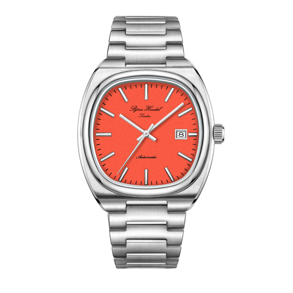 Bjorn Hendal Men's Silver Stainless Steel Watch A01SBHBS - Stylish Dress Watch for Business, Formal Events & Everyday Wear
