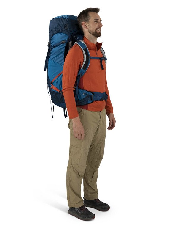 Osprey Atmos AG LT 65 Backpack - Lightweight Hiking Backpack for Men & Women - Perfect for Camping, Trekking & Outdoor Adventures