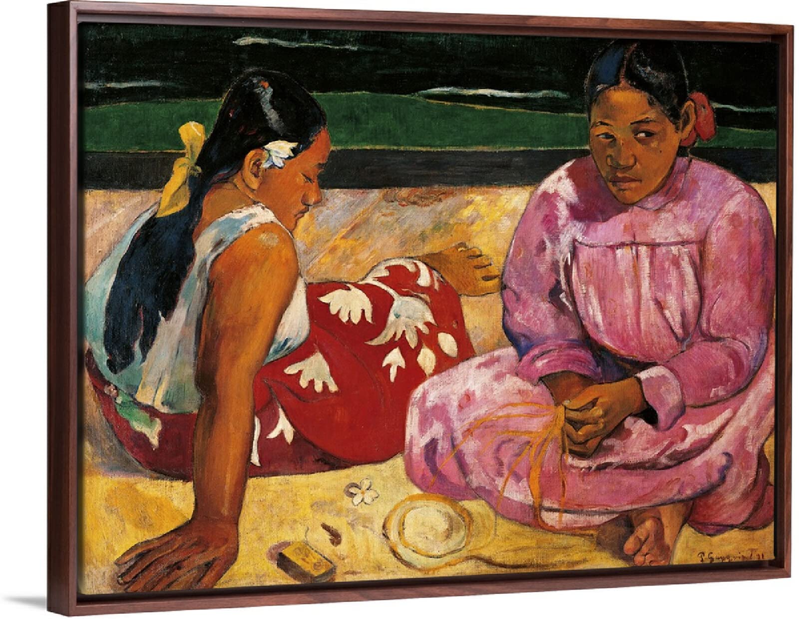 Paul Gauguin Paint by Numbers Kit for Adults - DIY Oil Painting on Canvas with Watercolor Brushes & Frame - Perfect for Home Decor, Relaxation & Gift Giving