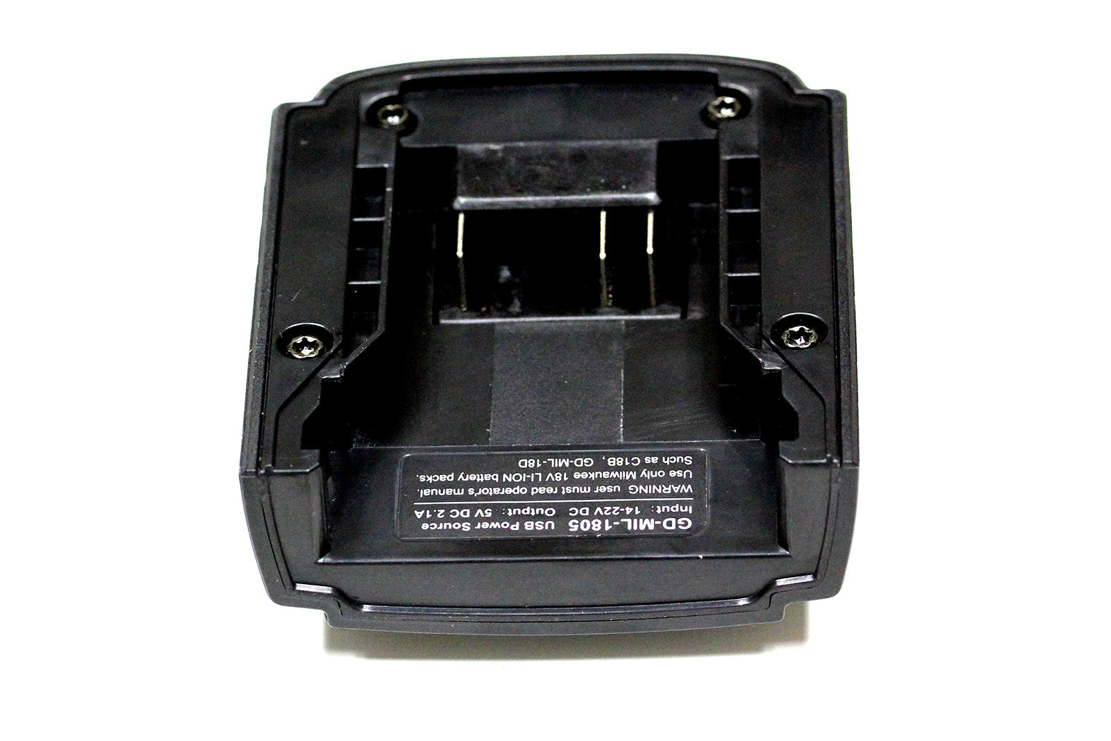 2.1A USB Power Adapter for Milwaukee M18 18V Battery - Charge Phones & Devices On-The-Go for DIY, Construction & Outdoor Work