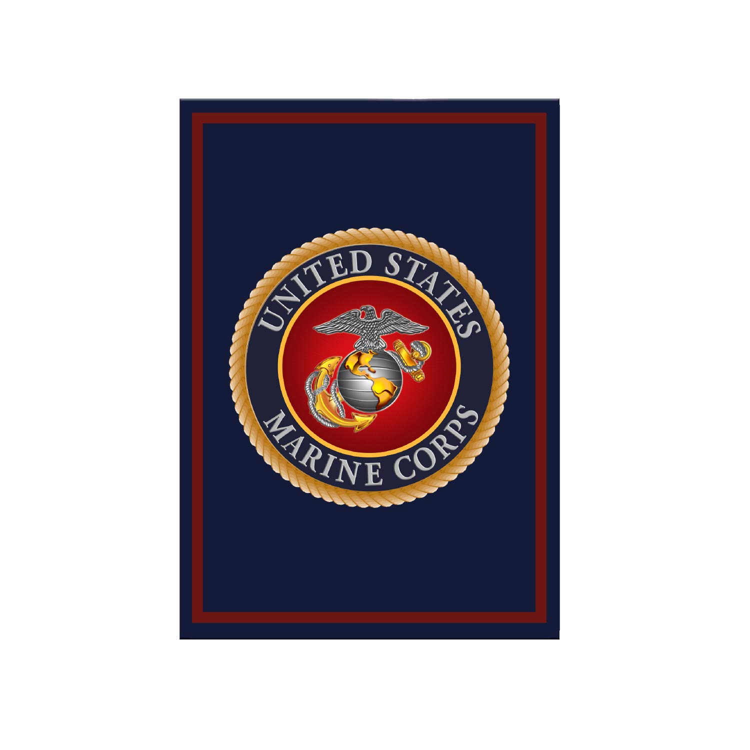 USMC Marine Corps Playing Cards - Professional Quality with Rank Insignia | Military Gift for Marines, Veterans & Collectors | Perfect for Poker Nights, Military Events & Patriotic Gifts | Disabled Veteran Owned Business